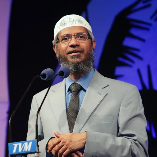 Portrait of Zakir Naik