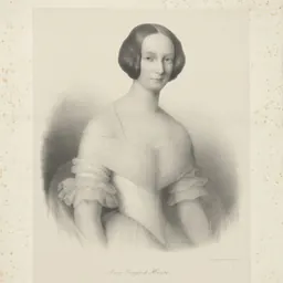 Portrait of Princess Marie Auguste of Hanau und Horowitz, Gräfin von Schaumburg