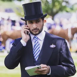 Portrait of Juma bin Dalmook Al Maktoum