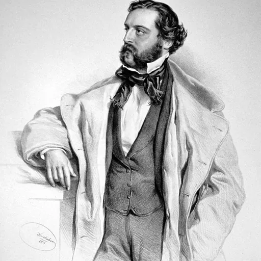 Portrait of Achille De Bassini