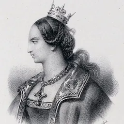 Portrait of Emma of Italy