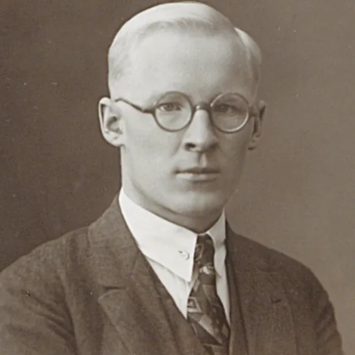 Portrait of Oskar Loorits