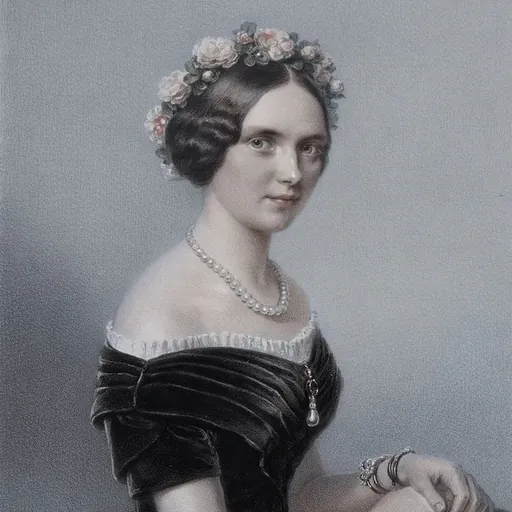 Portrait of Princess Augusta Reuss of Köstritz
