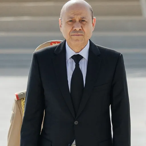Portrait of Rashad al-Alimi