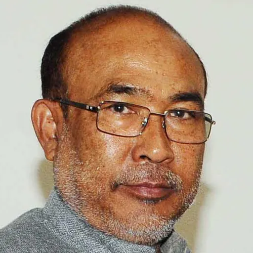 Portrait of Nongthombam Biren Singh