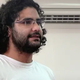 Portrait of Alaa Abd El-Fatah