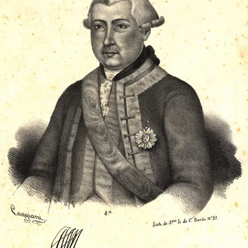 Portrait of Luís de Almeida Portugal Soares de Alarcão d'Eça e Melo Silva Mascarenhas, 2nd Marquess of Lavradio
