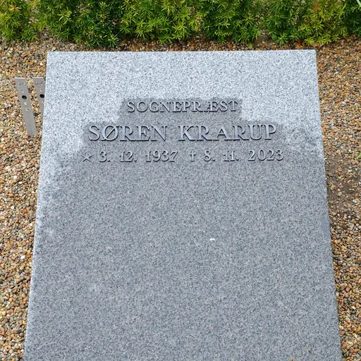 Portrait of Søren Krarup