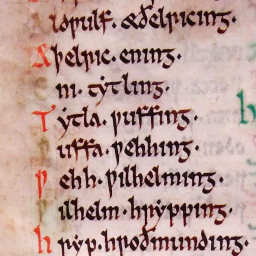 Portrait of Ælfwald of East Anglia