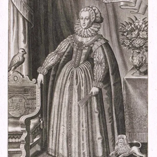 Portrait of Elizabeth of Hesse-Kassel, Duchess of Mecklenburg