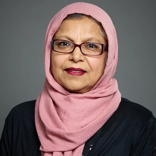 Portrait of Manzila Uddin, Baroness Uddin