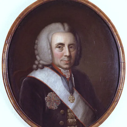 Portrait of Christian August von Eyben
