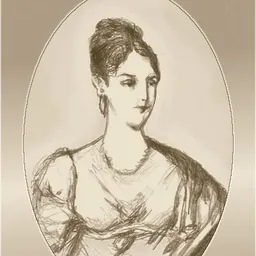 Portrait of Sophie de Marbois-Lebrun, Duchess of Plaisance