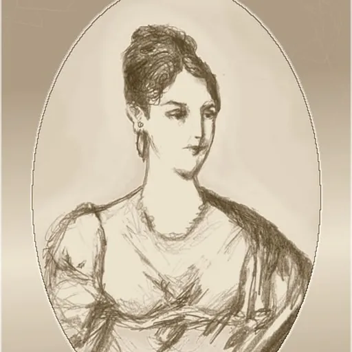 Portrait of Sophie de Marbois-Lebrun, Duchess of Plaisance