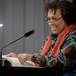 Portrait of Katharina Oguntoye