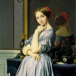 Portrait of Louise de Broglie, comtesse d'Haussonville