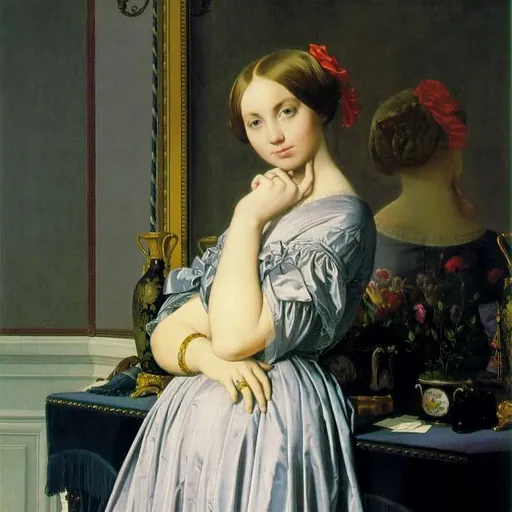 Portrait of Louise de Broglie, comtesse d'Haussonville
