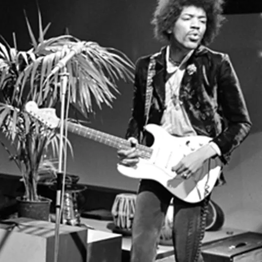 Portrait of Jimi Hendrix