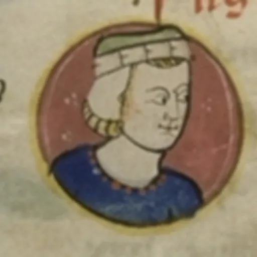 Portrait of Peter II of Courtenay