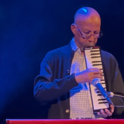 Portrait of Hailu Mergia