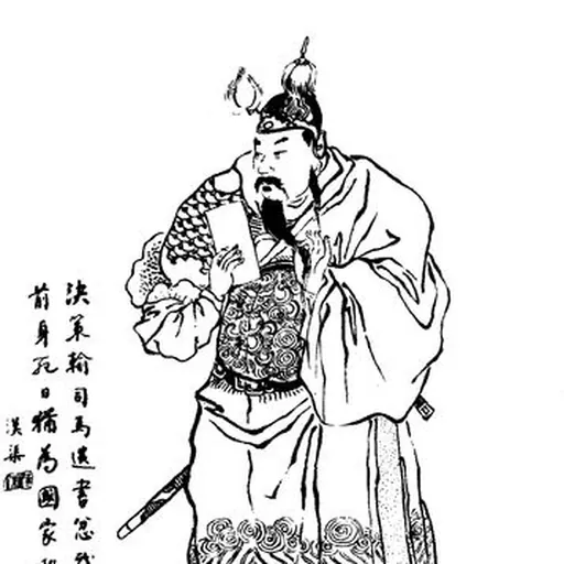 Portrait of Cao Zhen
