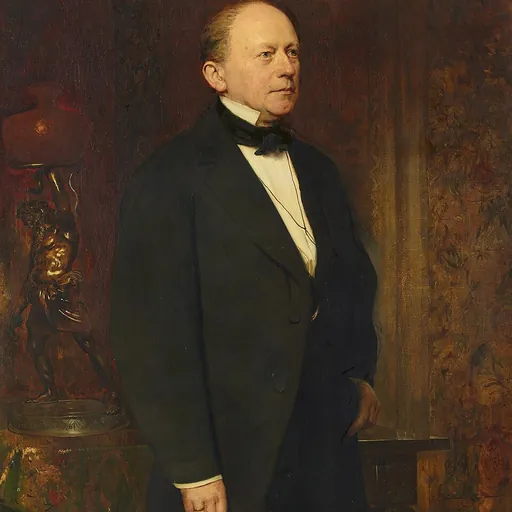 Portrait of Rudolf von Delbrück