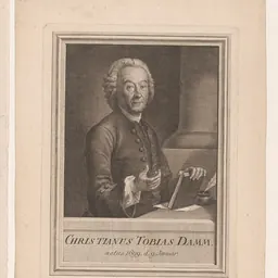 Portrait of Christian Tobias Damm