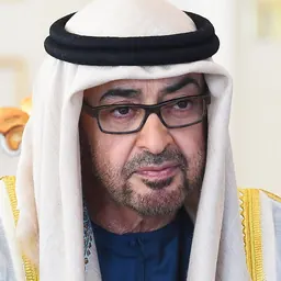 Portrait of Mohammed Bin Zayed Al Nahyan