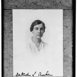 Portrait of Gertrude Crocker