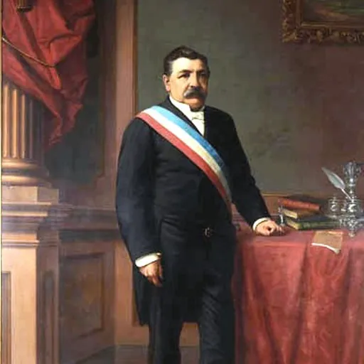 Portrait of Domingo Santa María
