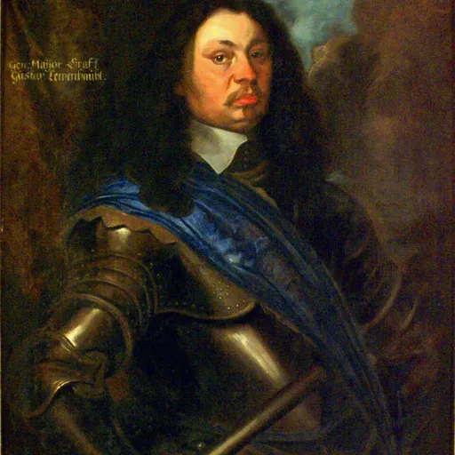 Portrait of Gustaf Adolf Lewenhaupt