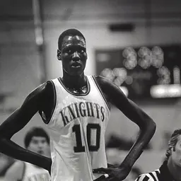 Portrait of Manute Bol
