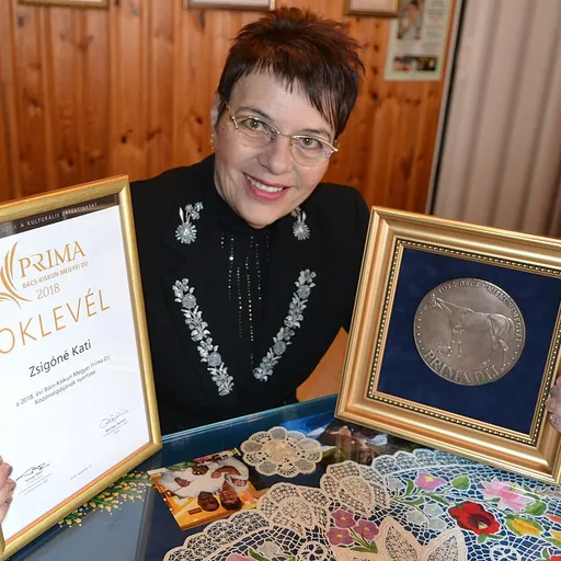 Portrait of Kati Zsigóné