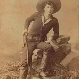 Portrait of Texas Jack Jr.