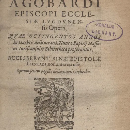 Portrait of Agobard
