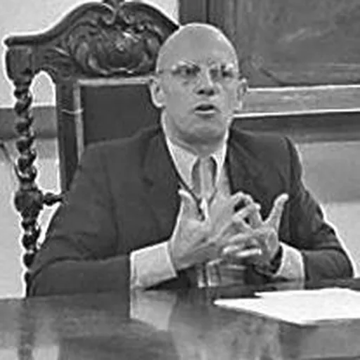 Portrait of Michel Foucault