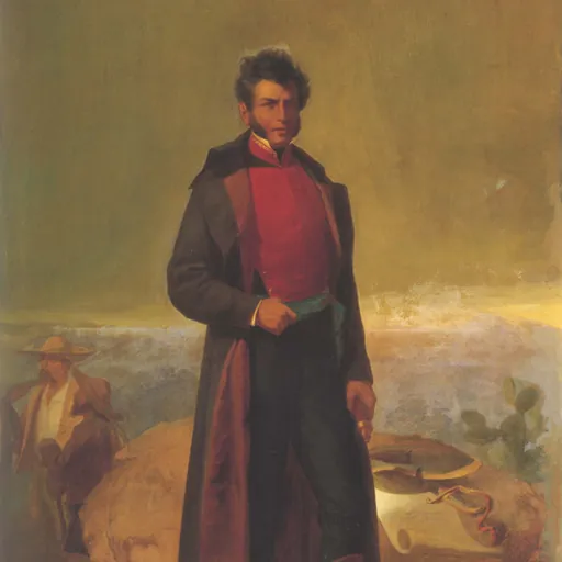 Portrait of Vicente Guerrero