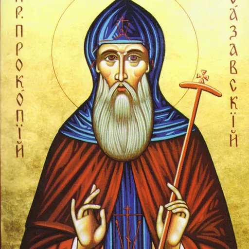 Portrait of Saint Procopius of Sázava