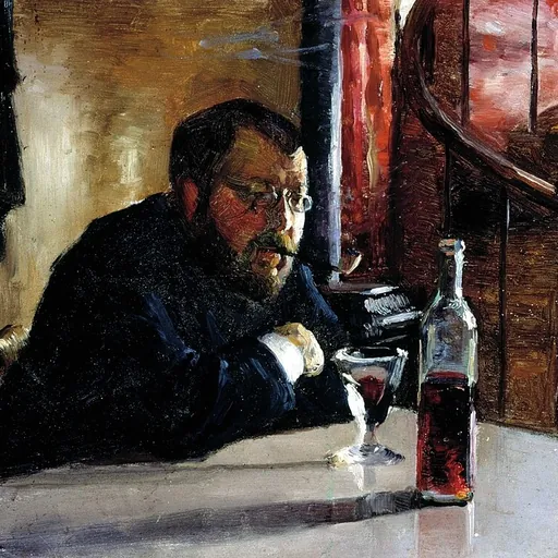 Portrait of Hans Jæger