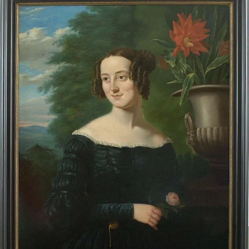 Portrait of Berthe Hoola van Nooten