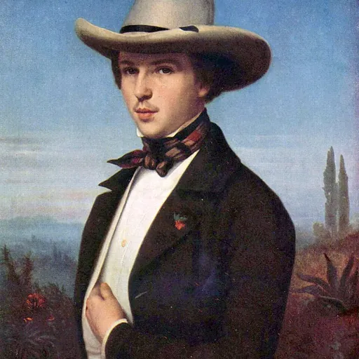 Portrait of Oswald Achenbach