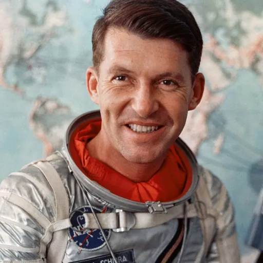Portrait of Wally Schirra