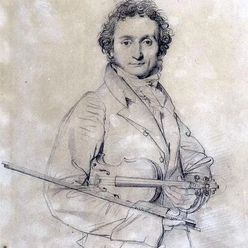 Portrait of Niccolò Paganini