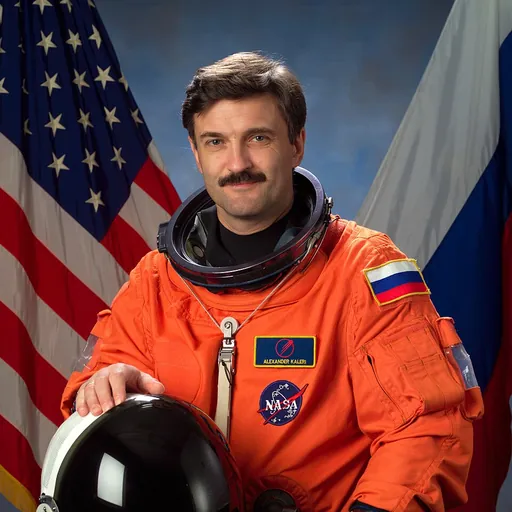 Portrait of Aleksandr Kaleri