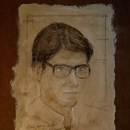 Portrait of Yves Saint Laurent
