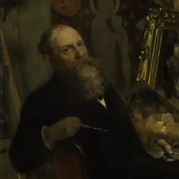 Portrait of Eduard von Gebhardt