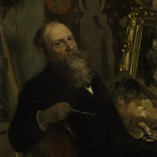 Portrait of Eduard von Gebhardt