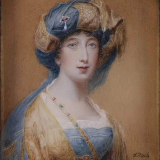 Portrait of Priscilla Bertie, 21st Baroness Willoughby de Eresby