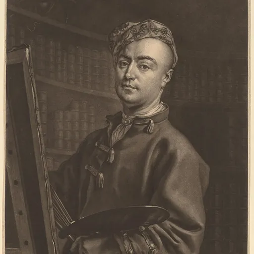 Portrait of Philippe Mercier