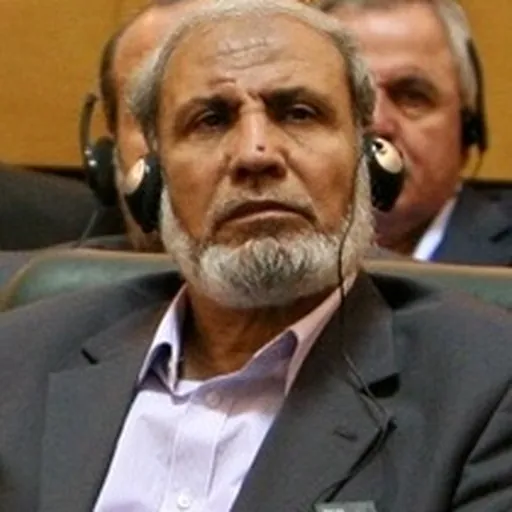 Portrait of Mahmoud al-Zahar